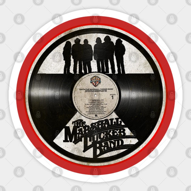 The Marshall Tucker Band//Vintage Vinyl Sticker by Mysimplicity.art